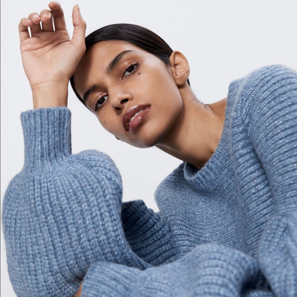 ⚡️MOVING SALE ⚡️Zara wool blend balloon sleeve sweater ⚡️MOVING SALE ⚡️ - Picture 7 of 10